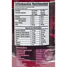 Colágeno Hidrolizado Glucosamina Biotina Arándano 1.1 Kg Arándano