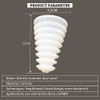 2 Pcs 9.2x13 cm Silica Gel Scalable Drill Dust Cover
