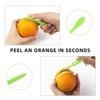 6 Pack Orange Peeler Tool Citrus Fruit Opener Kitchen Cutter