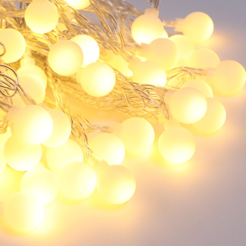 Ball String Lights Waterproof USB Port Power Supply LED Decorative