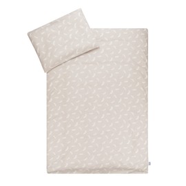 Julius Zöllner Twiggy Jersey Children's Bed Linen 100 x 135 cm + 40 x 60 cm, 2-Piece Set Consisting of Duvet Cover and Pillowcase, 100% Jersey Cotton, with Zip, Standard 100 by Oeko-Tex, Twiggy