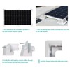 Solar Panel Mounting Brackets Kit, 7PCS RV Roof Mounts, No