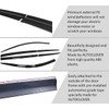AUTOCLOVER Tape-On Rain Guards Window Visors 6 Pcs Set for