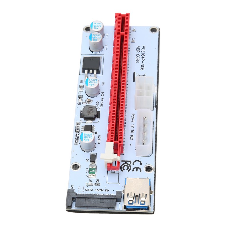 PCIE Riser Adapter Card 1X to 16X 3 Interface Easy