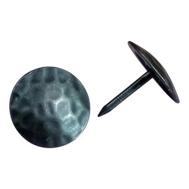 Wild West Hardware Clavos, 1 inch diam. Head, Oil Rubbed Bronze Finish, Decorative Nails, Pack of 10