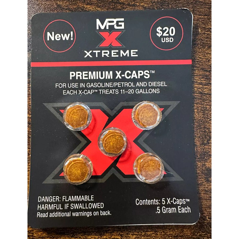 MPG Xtreme Xtreme MPG X-Caps Gas Additive Treatment Better Gas
