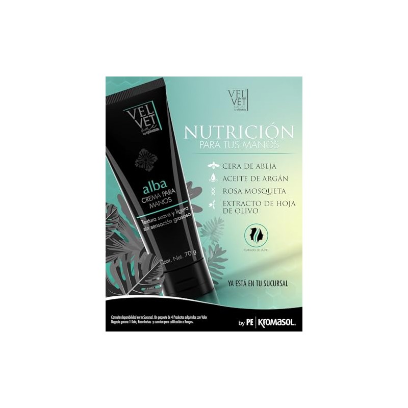 Crema para manos Alba byKromasol