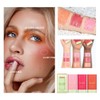 LMDAOO Multi-Use Cream Blush Stick, Soft Blush Cream Makeup for