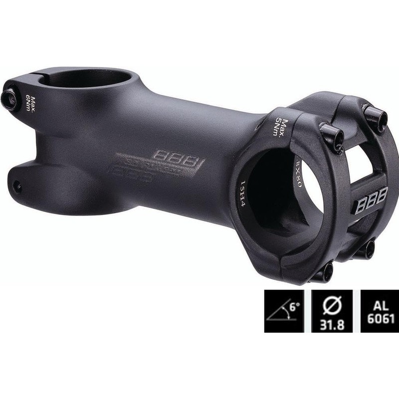 BBB Cycling Handlebar Stem RoadForce II | Ø 31,8 mm
