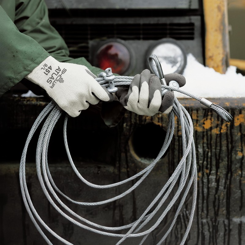 SHOWA Atlas 451 Natural Rubber Latex Palm Coated Insulated General