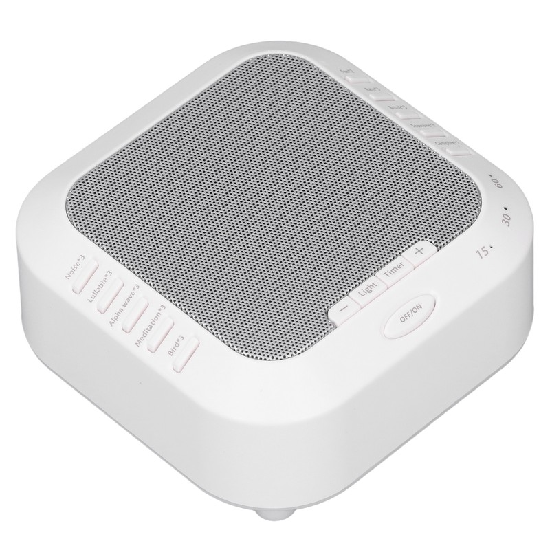 White Noise Machine 28 Sounds Portable Night Light Music Timing