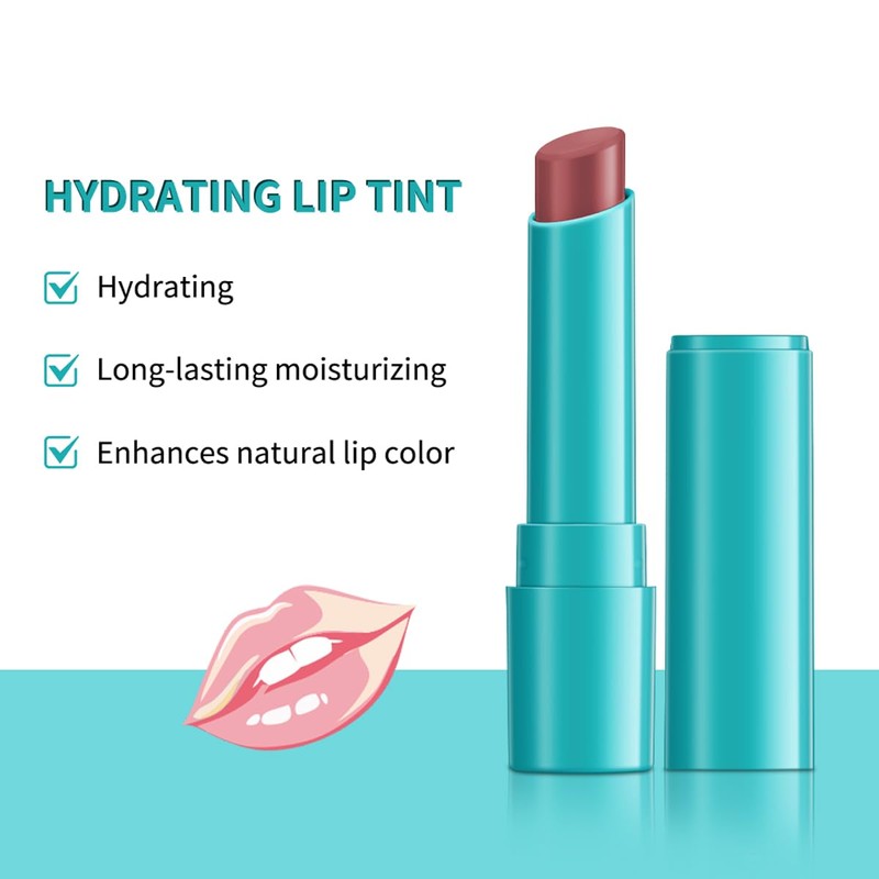 WenFeng Lip Tint Hydrating,Lightweight & Creamy Tinted Lip Balm,4 Pcs