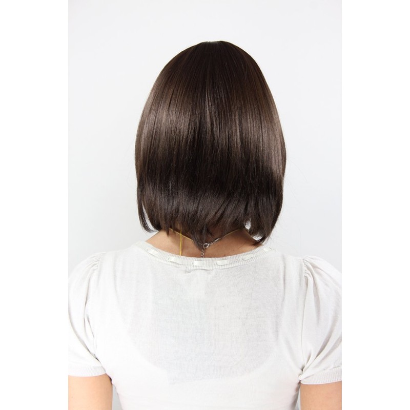 PAGE or BOB wig BROWN/BRUNETTE Parting short (1215 colour 4/5)