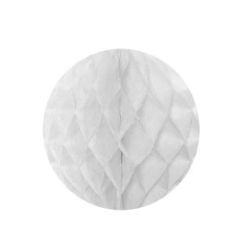 Wrapables A69063c Tissue Honeycomb Ball Party Decorations for Weddings, Birthday Parties, Baby Showers and Nursery Décor (Set of 5), 6", White