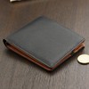 Abies Lambskin Leather Bifold Wallet (No Coin Pocket), Made in