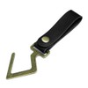 Buer Homie 5 PCS PU Leather Hooks, Multifunctional Leather Hangers,