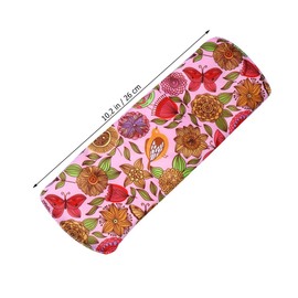 Minkissy 8pcs Washable Bamboo Charcoal Sanitary Napkins for Women Breathable Durable Reusable with Blue Bag Floral Prints