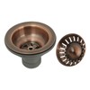 Antique Copper Finish Kitchen Sink Stopper Replacement for 3-1/2 Inch