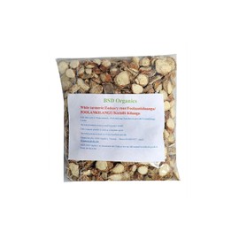 BSD Organics White turmeric/Zedoary root/Foolaankilaangu/POOLANKILANGU/Kichilli Kilangu (50 Gram)