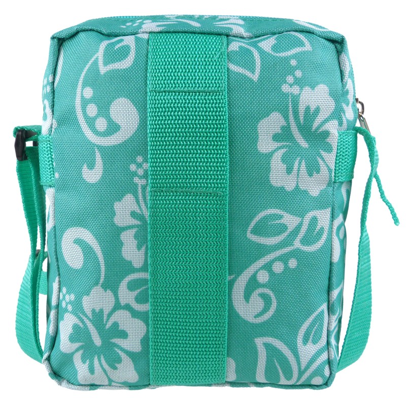 RED X Mens Ladies Hibiscus Cross Body Utility Bag
