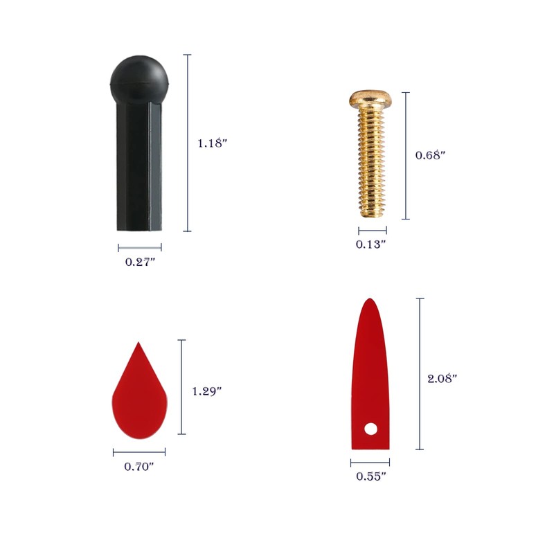 iElyiEsy Spinning Prize Wheel Pegs with Red Pointer & Nuts