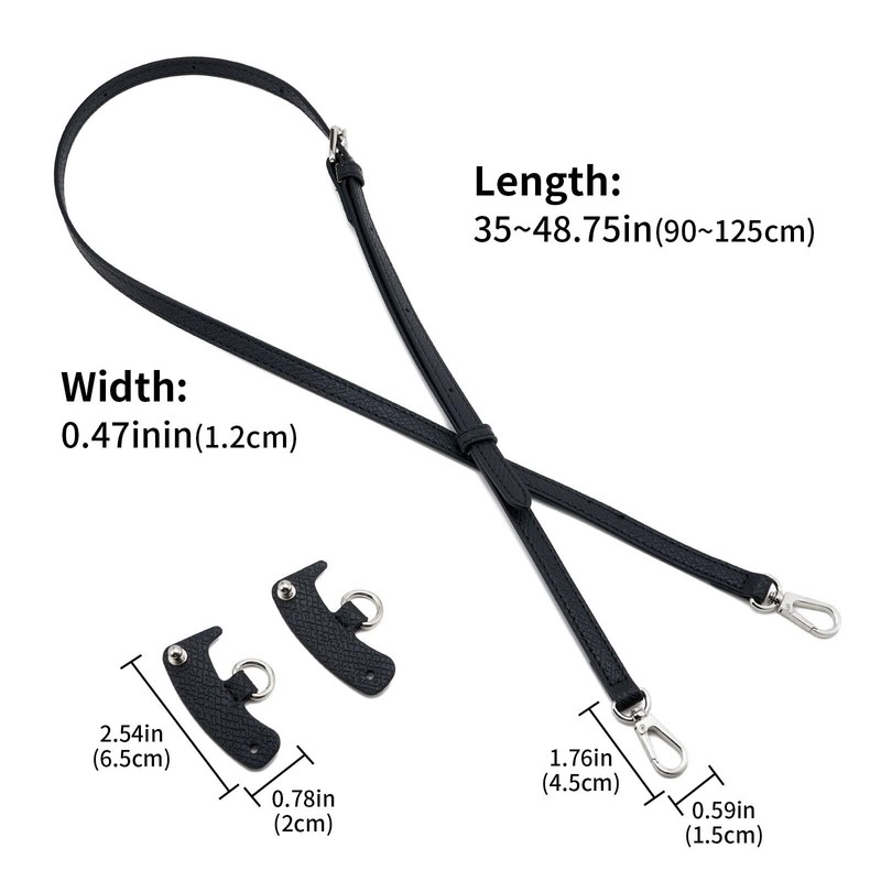 QIUTIMIY Leather Handbag Strap, Shoulder Bag Straps Replacement For Longchamp