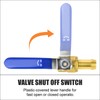 GASHER 1PCS 5/8 Inch Heavy-Duty Brass Barb Ball Valve With