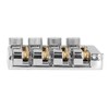 4 String Headless Electric Bass Bridge Zinc Alloy Brass Bridge