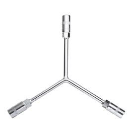 HARFINGTON Y-Shaped 3 Way Socket Wrench 11mm 13mm 15mm Long Arm Y-Type 6-Point Inner Hexagon Spanner Bike Hex Wrench Torque Spanner for Bicycle Cycling Repair Hardware Tools