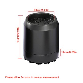 TopHomer 4 Pcs Washing Machine Feet Pads, Heightened Washer Stabilizer Noise Cancelling Vibration Isolation Mat for Dryer, Washing Machine and Dishwasher (Black)