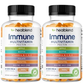 healblend Power-Packed Multivitamin Bear Gummies for Adult | Vitamins C, D3, B6, B12, Iron, Zinc (2)