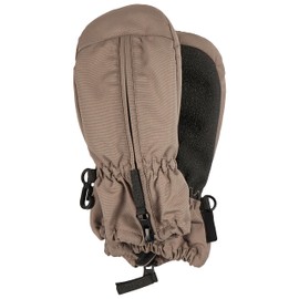 Sterntaler Fäustlinge Ripps wasserdicht – Baby Winterhandschuhe mit Reißverschluss und Thinsulate-Futter – Unisex Handschuhe mit Daumen und rutschfester Handfläche, braun, Größe 1