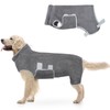 BRKURLEG Dog Bathrobe Towel Dog Drying Coat, Microfibre Fast Drying