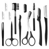 Kit de 12 piezas de afeitado para cejas, kit de