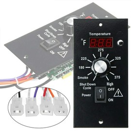 Digital Thermostat Controller, LED Display Temperature Control Panel Barbecue Grill Replacement Part, Replacement Thermostat Kit Parts Digital Pro Controller for All Traeger