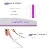 Canvalite 10 PCS Nail File Professional Nail Files Reusable Double