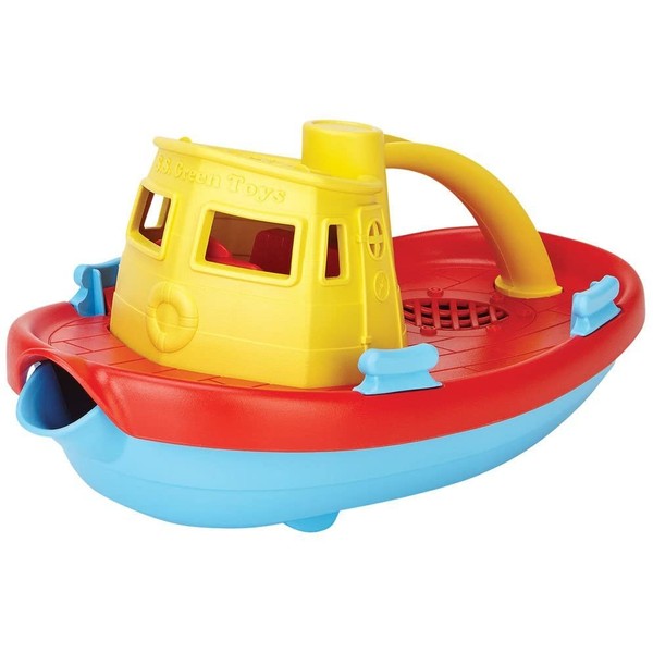 Green Toys My First Tugboat - BPA, Phthalates Free Bath Toys for Kids, Toddlers. Toys and Games