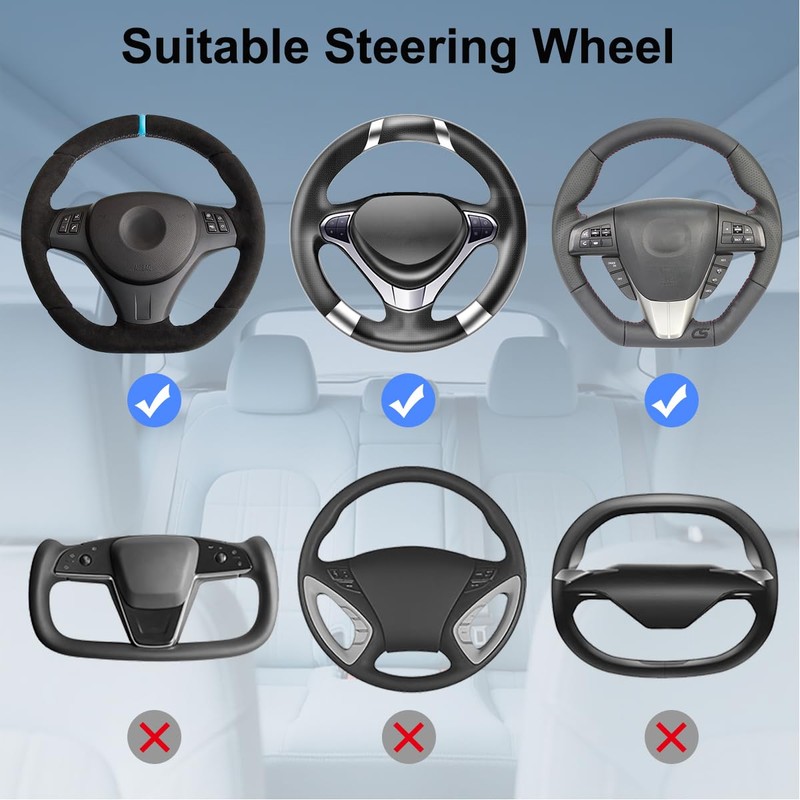 2 in 1 Large Steering Wheel Desk with Dual Slide-Out