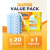 Heavy Duty Duster Refills for Swiffer Duster, 20 Count Duster
