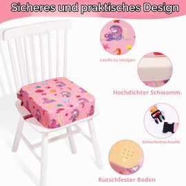 TOTIDYH Child Booster Seat 10 cm Polyurethane Mermaid Pink