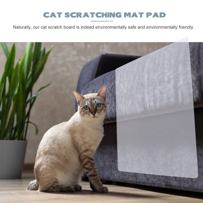 Mipcase 4 Sheets Anti Cat Scratch Sticker Pet Cat Plastic