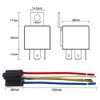 Aiqeer Pack of 3 5-Pin Car Relay, 12 V 40