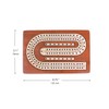 House of Cribbage - 2 Track (Loop Shape) - Wooden
