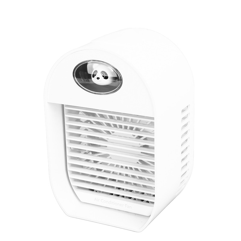 100mL LED Air Cooler Portable Desktop Cooling Fan USB Powered