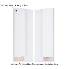 KS Hardware Rot Repair Kit for Exterior Door Frame, (6 9/16)