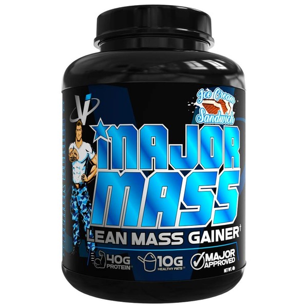 VMI Sports | Major Mass Lean Mass Gainer Ice Cream Sandwich | Mass Gainer Protein Powder for Muscle Gain | Weight Gainer Protein Powder for Men | Weight Gainer for Women (Ice Cream Sandwich, 4 Pounds)