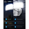 Onforu 32W 2 Head Motion Sensor Outdoor Lights, 3200LM 6500K