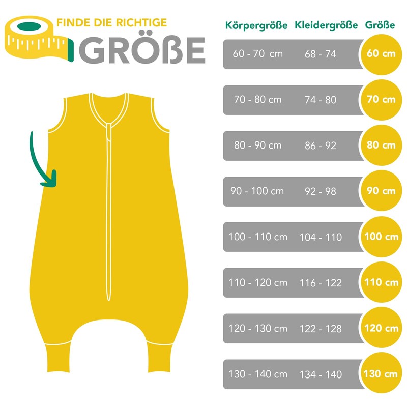 Schlummersack Sleeping Bag with Feet, Summer 0.5 Tog, Thin Bamboo