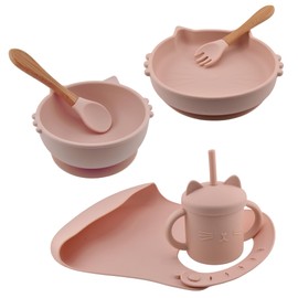 Sweetie Bop Premium baby feeding suction silicone set is great for led weaning for babies, good for a toddler flatware set, this baby plate bowl set is a food grade safe set of supplies