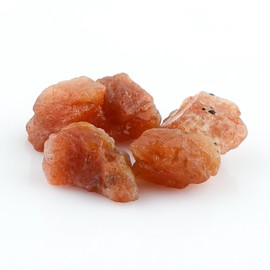 CRYSTALINES 5pcs Natural Raw Sunstone Gemstones, Rough Stones, Wholesale Lot, Rough Stones, Jewelry Making, Wire Wrapping, Loose Supply, DIY Craft, Healing Crystals, AAA Grade